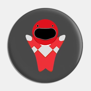 mini red ranger Pin