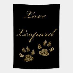 Love Leopard Tapestry