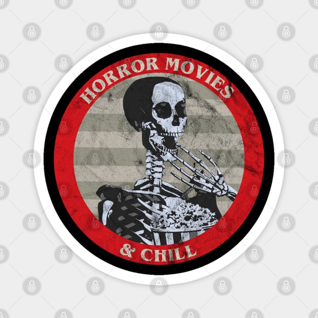 Horror Movies and Chill Magnet by OrangeMonkeyArt