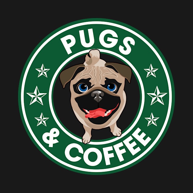 Pugs And Coffee by ChristianCrecenzio