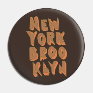 Vibrant Brooklyn: Embrace the Bold Spirit of NYC's Hip Heart Pin