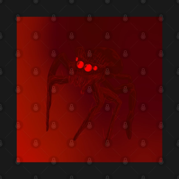 Jumping Spider Drawing V13 (Red 1) by IgorAndMore