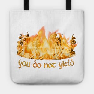 You do not yield Tote