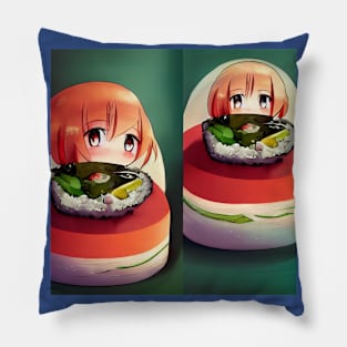 Kawaii Anime Sushi Pillow