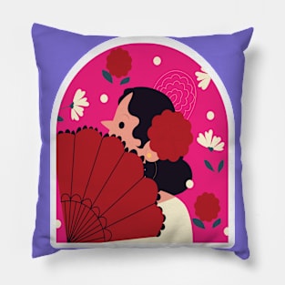 Flamingo dancer Pillow