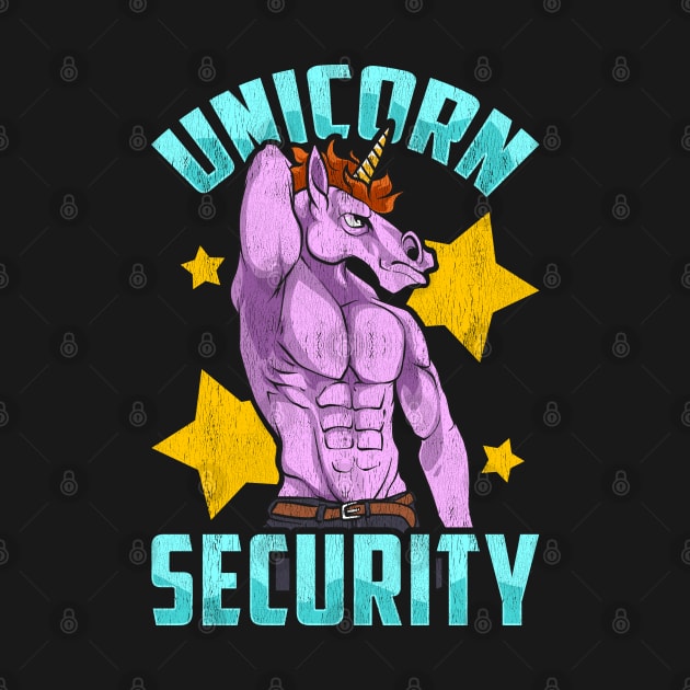 Unicorn Security Funny Costume Police Gifts Security Guard by Proficient Tees