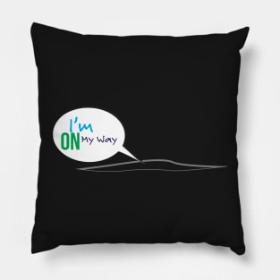 I'm on my way funny maternity T-Shirt Pillow