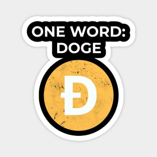 Dogecoin - One Word: Doge Magnet