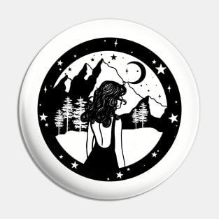 Magical Moon Girl Pin