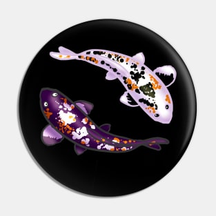 Yin-Yang Koi Fish Pin