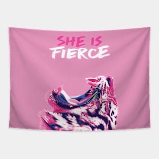 She is Fierce Tapestry