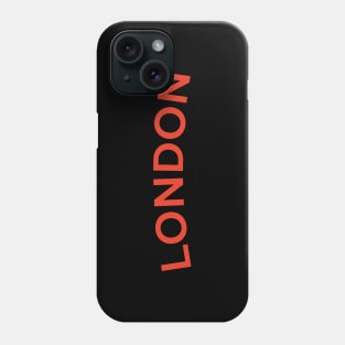 London City Typography Phone Case