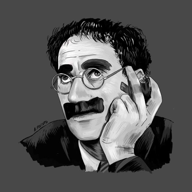 Groucho Marx Illustration by Burro by burrotees