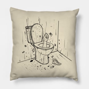 Trainspotting fan art Pillow