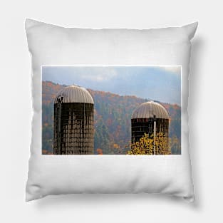 Vermont Silos Pillow