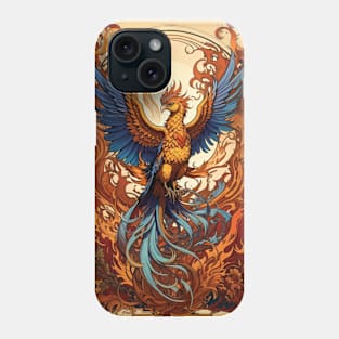 phoenix on fire Phone Case