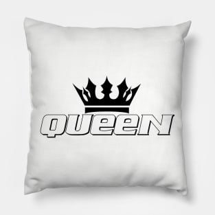 Queen, Black Queen, Black Woman Pillow