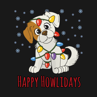 Happy Howlidays Beagle Cute dog T-Shirt