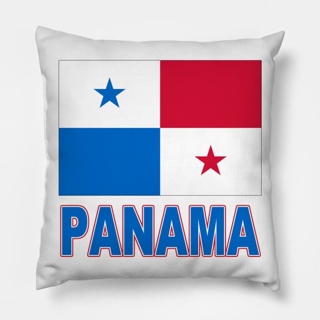The Pride of Panama - Panamanian Flag Design Pillow by Naves