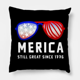 Merica 4th of July Shades Design 2 Pillow