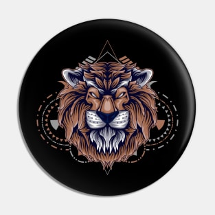 lion emblem Pin