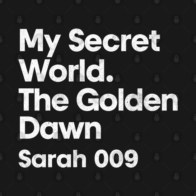 Sarah 009 - My Secret World - Minimalist Fan Design by saudade