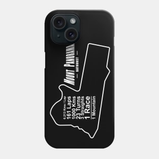 Mt Panorama Bathurst Race Track - White Phone Case