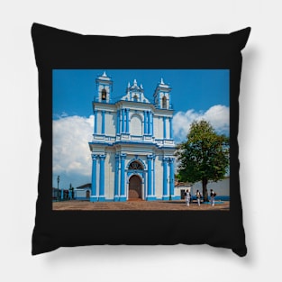 Santa Lucia, San Cristobal de las Casas, Mexico Pillow