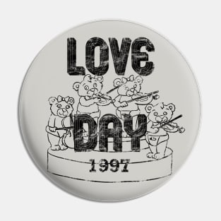 Love Day (Distressed Style) Pin