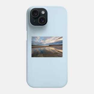 Cullercoats Bay reflections Phone Case
