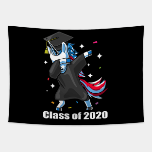 Cute Funny Graduation Class Of 2020 Tapestry