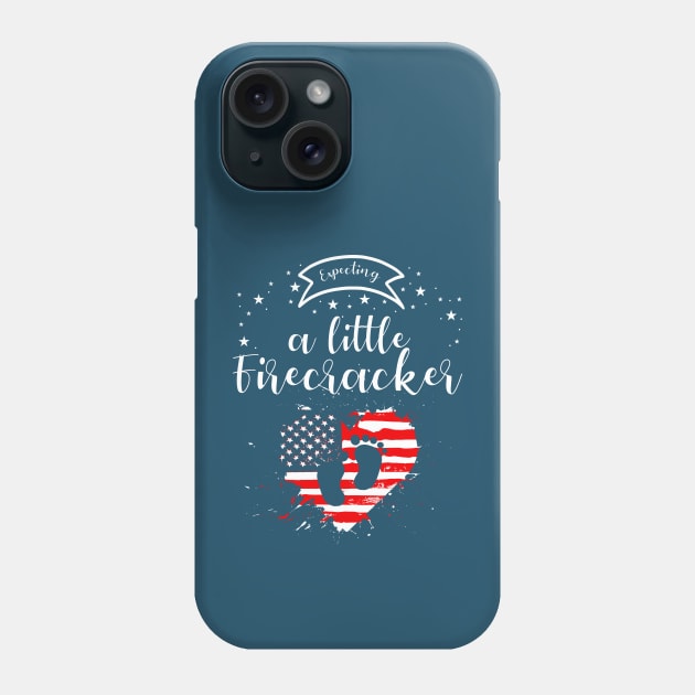 expecting Little firecracker Phone Case by MarYouLi