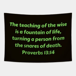 Bible Verse Proverbs 13:14 Tapestry