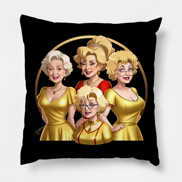 golden girls Pillow by Mcvipa⭐⭐⭐⭐⭐