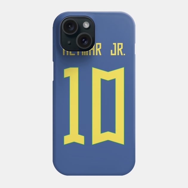 Neymar Jr Brazil Away Jersey 2023 Phone Case by Alimator