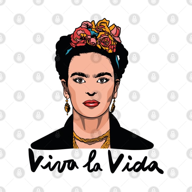 Viva la Vida Frida Kahlo by Tagor_store