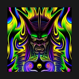 Retro SciFi Monsters: Trippy Horror 252 T-Shirt