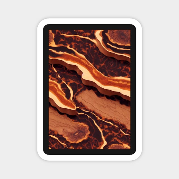 Wood pattern, a perfect gift for any woodworker or nature lover! #28 Magnet by Endless-Designs