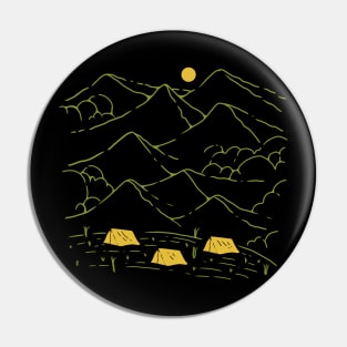 Night camp Pin