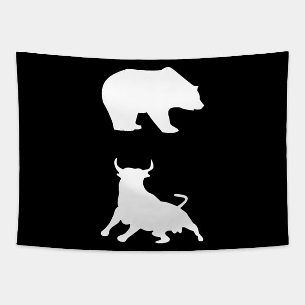 Bear Bull Tapestry by DiscoverNow