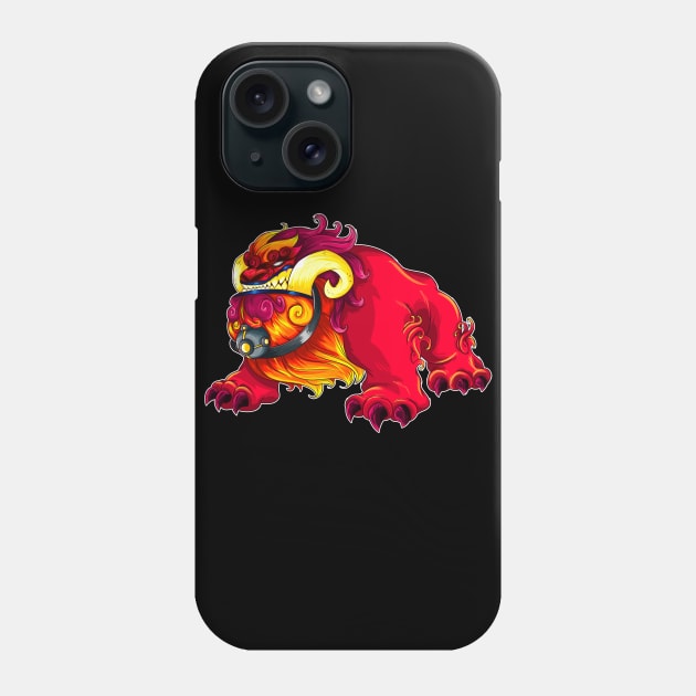 Foo Dog!!! Phone Case by vancamelot
