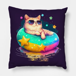 Floating Chonkstar Pillow