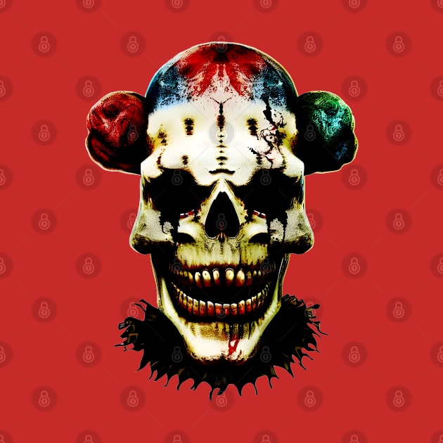 Horror Skull Clown by Ravenglow