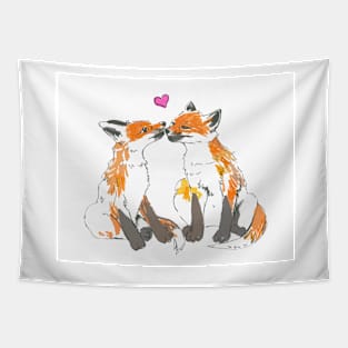 Foxy Foxes Tapestry