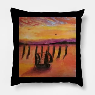 Sail boat Pillow