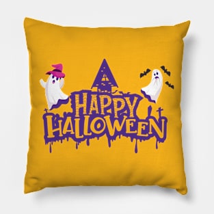 Happy and aswome Halloween Pillow