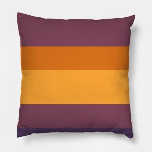 A world-class shape of Grape, Deep Ruby, Giant'S Club, Cocoa Brown and Mango stripes. Pillow