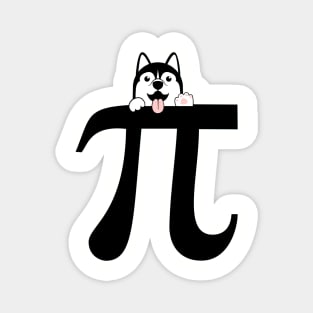 Pi and dog Magnet