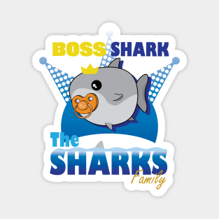 The Sharks Family - Boss Shark Magnet