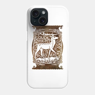 Golden Deer in Vintage Phone Case